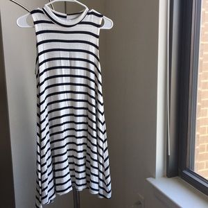 Striped Sleeveless t-shirt dress